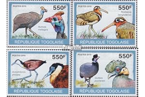 Prophila Collection Togo 3434-3437 (kompl. utgåva) 2010 Fåglar (samlarfrimärken) Fåglar