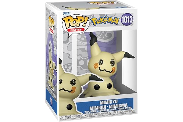 Funko Pop! Games: Pokemon - Mimikyu - samlarfigur i vinyl - presentidé - officiella varor - leksaker för barn och vuxna - videospel fans - samlarfigur