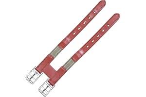SIE EQUESTRIAN SIE Extension de sangle élastique en cuir pour cheval