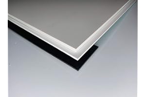 ALT-INTECH PVC PLATTE Platte aus PVC Hartschaum, 1000 x 500 x 10 mm weiß Zuschnitt alt-intech® Reststücke