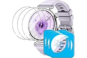 Rojeuinn 3 Stück Schutzfolie für Huawei Watch GT 6 41mm panzerglas, Kratzfest, extrem langlebig, HD-Displayschutzfolie