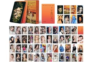 SAMSHINE Kpop (G) I-DLE IFEEL Lomo Cards 55Pcs (G) I-DLE Photo Cards (G) I-DLE HEAT New Album Karten (G) I-DLE Merch Lomo Karten (G) I-DLE Fotokarten Set Fans Geschenk (GE-heat)