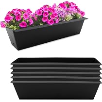 Jardinière Chorus EDA 7,5L - Gris Anthracite - Réserve D’Eau Intégrée - Drainage En Croix - Fabriqué En France