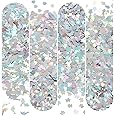 OLYCRAFT 48g 4 Styles Ocean Theme Nail Sequins Nail Art Glitter Sequin Dolphin Fish Resin Epoxy Fillters Art Craft Paint Glitters for DIY Crafting Nail Art Phone Case Manicure Decorations