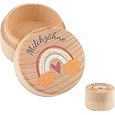 Moosono Tooth Box Milk Teeth for Boys Girls Tooth Box Milk Tooth Box Gift Ideas for Christening and Birthday Gifts for New Pa