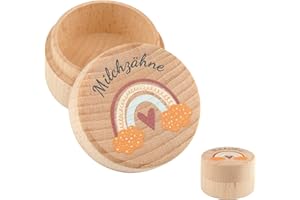 MOOSONO Zahndose Milchzähne für Jungen Mädchen Zahndose Milchzahndose Zahnbox Geschenkideen zu Taufe und Geburtstag Geschenke für Neue Eltern