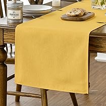 Artoid Mode Chemin De Table De Printemps, Jaune, Lavable