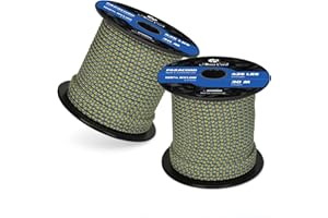 Abma Cord Paracord 425 lbs 3mm 100% Nylon 30M - Dark Blue & Golden Yellow