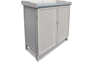 HABAU 3095 Lino Garden Table, Grey, 98 x 48 x 95 cm