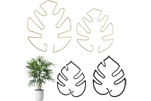 CHIHOLEN Monstera, 4 supporti per piante rampicanti Monstera, supporto per piante, supporto per piante da giardino