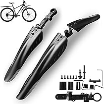 Parafanghi Per Bici Hejo - Universali 24-29 Pollici, In PVC, Con Adesivi Riflettenti, Per MTB E City Bike - Foto 6