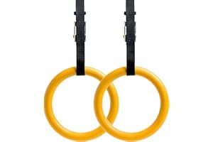 ‎REEHUT REEHUT Turnringe Gymnastikringe Fitnessringe Olympic Rings Ringe Turnen Verstellbare Nylonbänder Metallschnallen rutschfest - Ideal für Training Fitness Crossfit