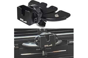HYS Slot CD | Supporto per radio nel veicolo | si adatta a qualsiasi normale lettore CD auto | Compatibile con più modelli di walkie-talkie con clip posteriore