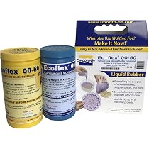 Smooth-On ECOFLEX 30 Platinum Silicone Kit - 2 Pounds, Supersoft, For Prosthetics, Cosplay & Molding