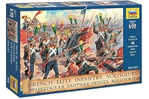 GSI CREOS Zvezda French Voltigeurs Elite Infantry 1:72 - Model Kit Z8042