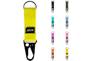 FFIVE - Llavero Nylon Real - Llaves Multifuncional Colgar Mochila mosqueton Carabiner Keychain