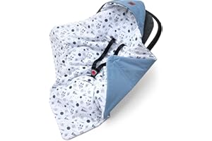 PEPI MADE IN POLAND Pepi - Coperta per neonato, 90 × 90 cm, in cotone, per ovetto, coperta invernale, per neonati, accessori per neonati