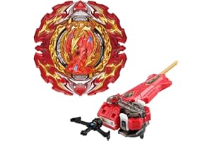 Netoke Bey Battling Top Burst Gyro Toy Set, Launchers Combat Battling Game, Gift for Kids Children 191-02 A
