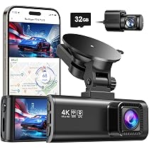 REDTIGER Dash Cam 4K/2.5K,Full HD Telecamera per Auto,Dashcam con ...
