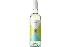 IQUARTI Sauvignon Blanc - Italian Still Dry White Wine from Friuli DOC, Italy - 100% Sauvignon Grapes - 75cl / 750ml, 12.5% ABV