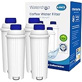 Waterdrop Coffee Filter, Replacement for De'Longhi® Water Filter DLSC002, ECAM, Eletta, Dinamica, Magnifica, ETAM Autentica a