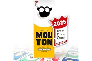 ATM Gaming Mouton Mouton - Jeu de Société Famille et Amis - Complétez Les Mêmes Réponses Que Vos Coéquipiers ! - Jeu d’Ambiance Drôle et Rapide - 3 à 9 Joueurs - Dès 12 Ans