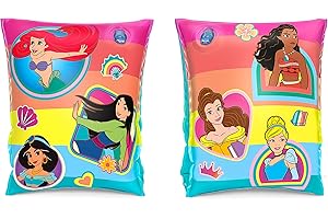 Bestway 91041-5 Braccioli gonfiabili per bambini Principesse Disney, 3-6 anni