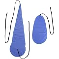 Kit Entretien Saxophone 2 Chiffons de Nettoyage Bleu pour Instrument Vent | Matériau et Fonction, Tissu Microfibre Doux Sans Rayure, Forte Absorption Eau, Conçu pour Éliminer Humidité et la Saleté