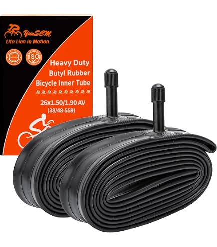 2 Chambres à Air Vélo 26 Pouces - Compatibles 1.75-2.125 Avec Leviers De Pneus