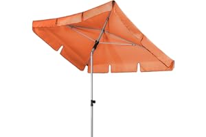 Doppler Active – Rechteckiger Sonnenschirm für Balkon und Terrasse – Knickbar – 180x120 cm