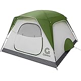Gonex Camping Zelt, 4/6 Personen Leicht Wasserdicht Sofortiges Aufstellen Familie Kuppelzelt, Doppelwandig Tragbares Dome Zel