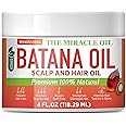 Wealthskin 100% Pure Batana Oil – Cold Pressed in Honduras | Natural Scalp & Hair Oil for Shine, Softness & Thicker-Looking Hair | Raw & Unrefined – 4 fl oz (118 ml)