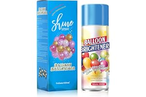 Allony latexballong glansspray med hög glans för latexballonger | Balloon Shine Spray, ballonger glödspray, glansspray för halloween jul födelsedagar bröllop fest dekor, 450 ml