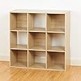 Roost Oak 9 Cube Storage Unit