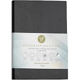 Victoria's Journals Smyth Esnek Kapak Planlayıcı Defter 14x20 100gr. &Ccedil;izgili (Siyah)