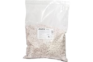 hubey Perlite für Pflanzen - Drainagelage - Sauerstoffspeicher, Feuchtigkeitsspeicher - Bodenverbesserer, staubarm (4 Liter)