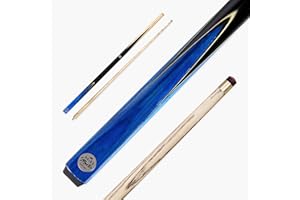BAIZE MASTER Silver Series 57 Inch VICTORY 2 Piece Centre Joint Snooker Pool Ash Cue Set 9.5mm Tip