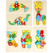 De Madera Puzzle Educativos Infantiles Puzzle Madera Años Piezas