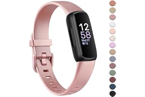 YLK Armband Kompatibel mit Fitbit Inspire 3 Armband für Damen Herren, Klassisches Silikon TPU Armbänder Sport Verstellbares Ersatzarmband für Fitbit Inspire 3 Uhrenarmband