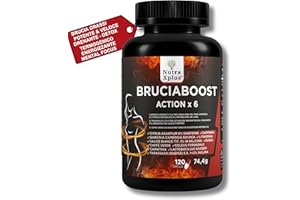 Nutra Xplus Brucia Grassi Potenti Veloci 120caps | Termogenico Brucia Grassi Addominali | Drenante Forte Dimagrente | integratori per dimagrire per Uomo Donna Detox Garcinia Cambogia Carnitina Caffè