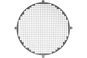 Repa Market 12,4" cal / Ø 315 mm ocynkowana stalowa okrągła kratka wentylacyjna przestrzeni podpodłogowej - osłona wentylacyjna wlotu i wylotu - uniwersalna metalowa siatka ochronna nawiewu i wywiewu