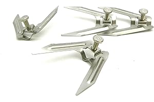 SEV FORCHETTA FERMACARNE INOX CON VITE X SPIEDO DI GIRARROSTO.