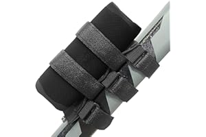 HomeMount Adjustable Bike Speaker Mount - Secure Strap Holder for Bicycle and Golf Cart, Compatible with Most Portable Bluetooth Speakers (double strap)