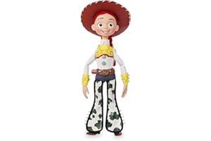 Disney Store Official Jessie Interactive Talking Action Figure from Toy Story, 35cm/15”, Features 10+ English Phrases & Sounds, Interacts with Other Figures and Toys, Removable Hat, Ages 3+
