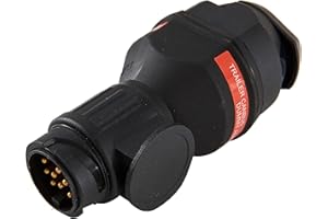 kitletsuit Anhänger Adapter 12V 13 auf 13 polig Anhängersteckdose, LED-Beleuchtungsadapter 13 polig