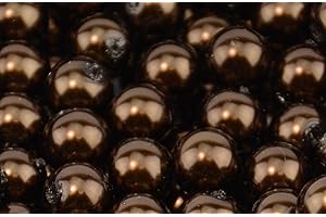BOX DISPLAYS Dark Brown Glass Pearl Round 8mm - Approx 100 Beads