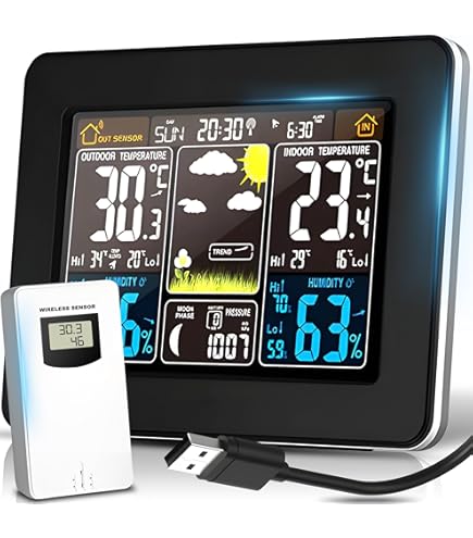 Weerstation WS9136 Met Voorspelling Van De Weersituatie, Tendensen En Andere Functies Weerstation WS9136 Met Voorspelling Van De Weersituatie, Tendensen En Andere Functies