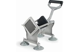 LACOR - 60513 - Cortador Profesional, Corta Patatas y Verduras en gajos, 4 Cuchillas de Acero Inoxidable, Corte Uniforme, Cocina Industrial