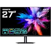 GIGABYTE GO27Q24 26,5" QD-OLED Gaming Monitor, QHD (2560x1440), 240Hz, 0.03ms GTG, HDMI 2.0 & DP 1.4, HDR10 400 nits, 99% DCI