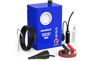 PLAYOCCAR Samochodowa maszyna do mgły 12 V, wykrywacz nieszczelności T100 EVAP, wbudowana pompa powietrza, do samochodów, motocykli, ciężarówek, SUV-ów, łodzi szybkich, detektorów wycieku paliwa